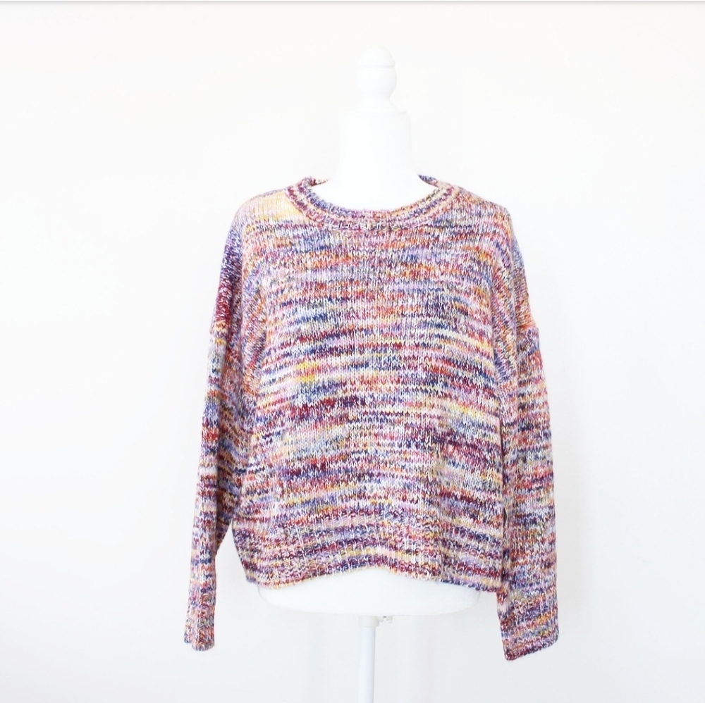 NWT SWEET & SINFUL MULTI COLORED SWEATER SIZE L
